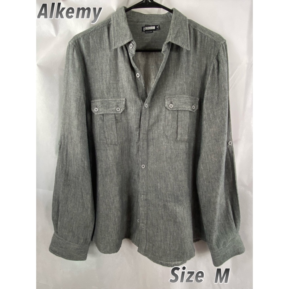 Button Down Alkemy Shirt Size M